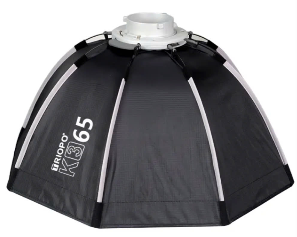 Softbox Parabolic Triopo K3-65 Có Tổ Ong