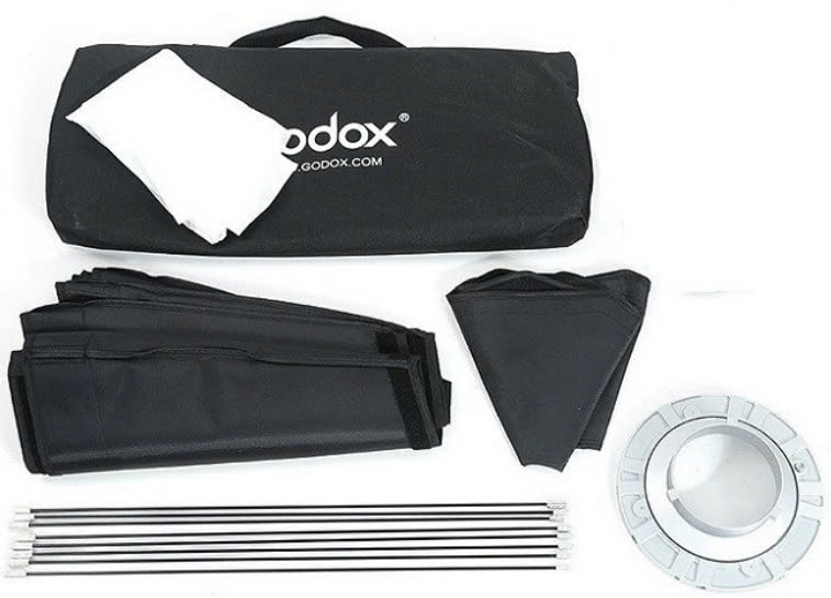 Softbox Bát Giác Godox 140cm Kèm Tổ Ong
