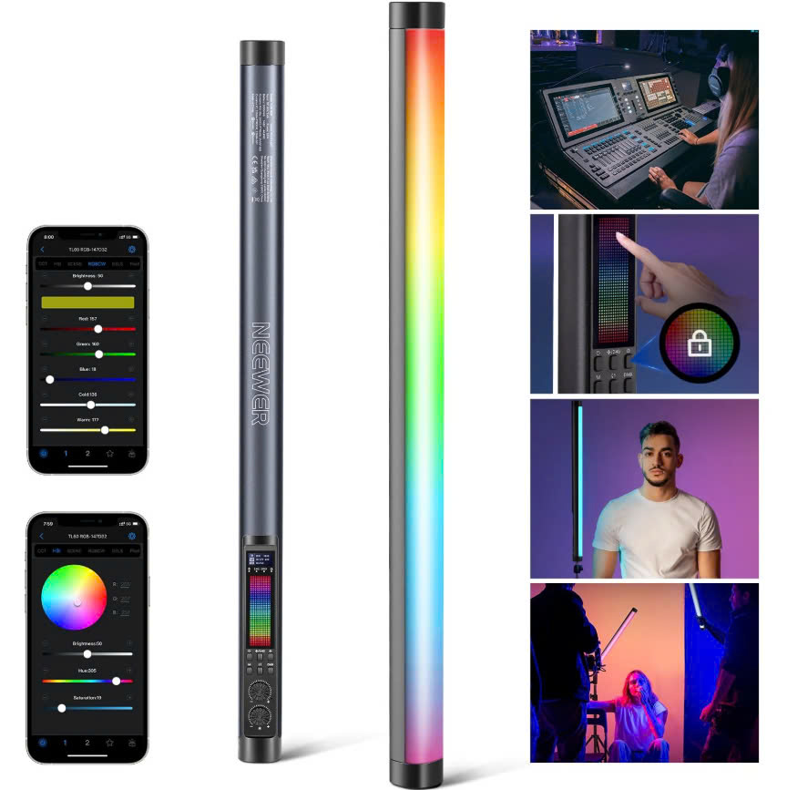 Đèn LED NEEWER TL60 RGB Tube Light Stick | Chính Hãng