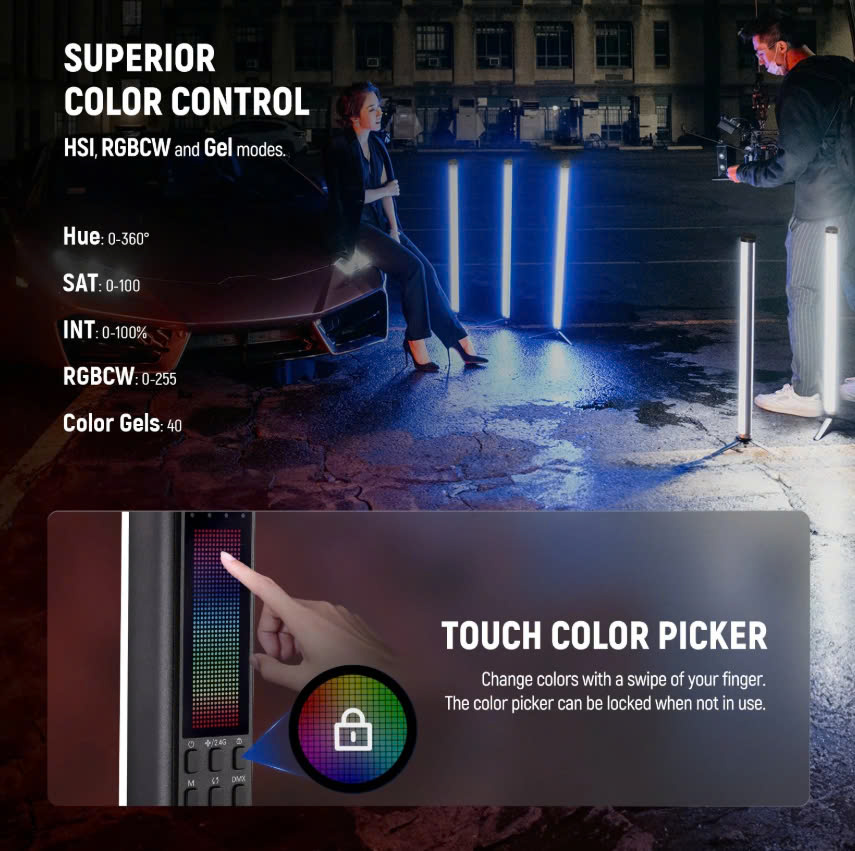 Đèn LED NEEWER TL60 RGB Tube Light Stick | Chính Hãng