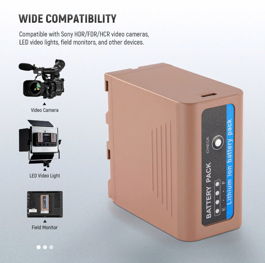 Pin Neewer TP-F970 ( 7800mAh ) For Sony | Chính Hãng