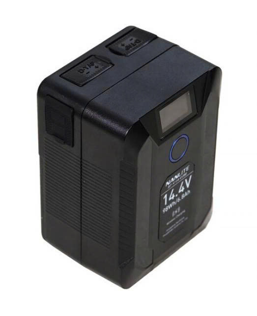Pin VMount Nanlite BT-V-14.4V98 - Pin Nanlite 14.4V Mini V-Mount Battery (98Wh)