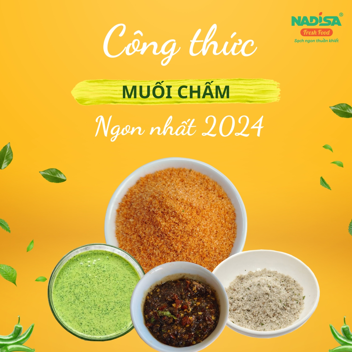 Công thức muối chấm ngon nhất 2024