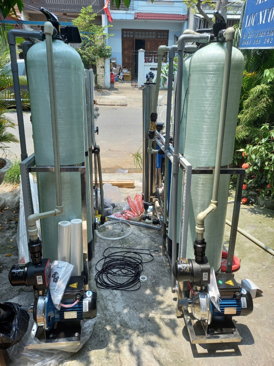 Hệ lọc RO công nghiệp 500 Lít