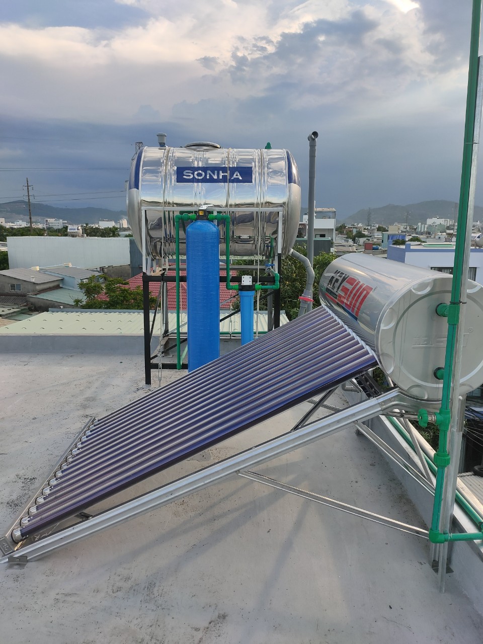 Hệ thống xử lý lọc tổng đầu nguồn nước thủy cục Lọc Nước Miền Trung lắp đặt tại Đà Nẵng