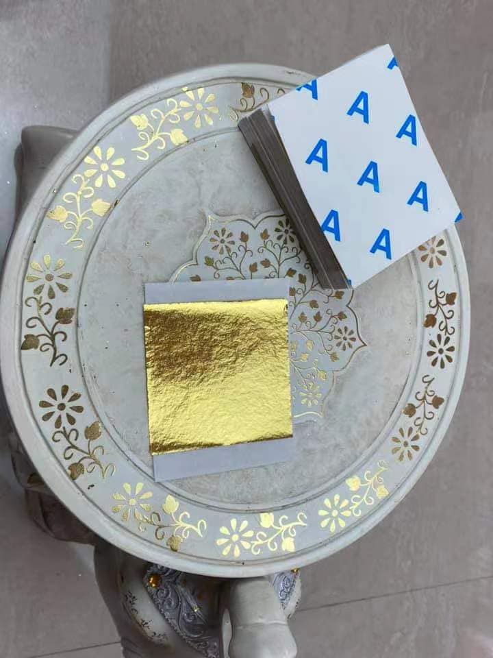 LÁ VÀNG NHẬT KÍCH THƯỚC 14X14CM