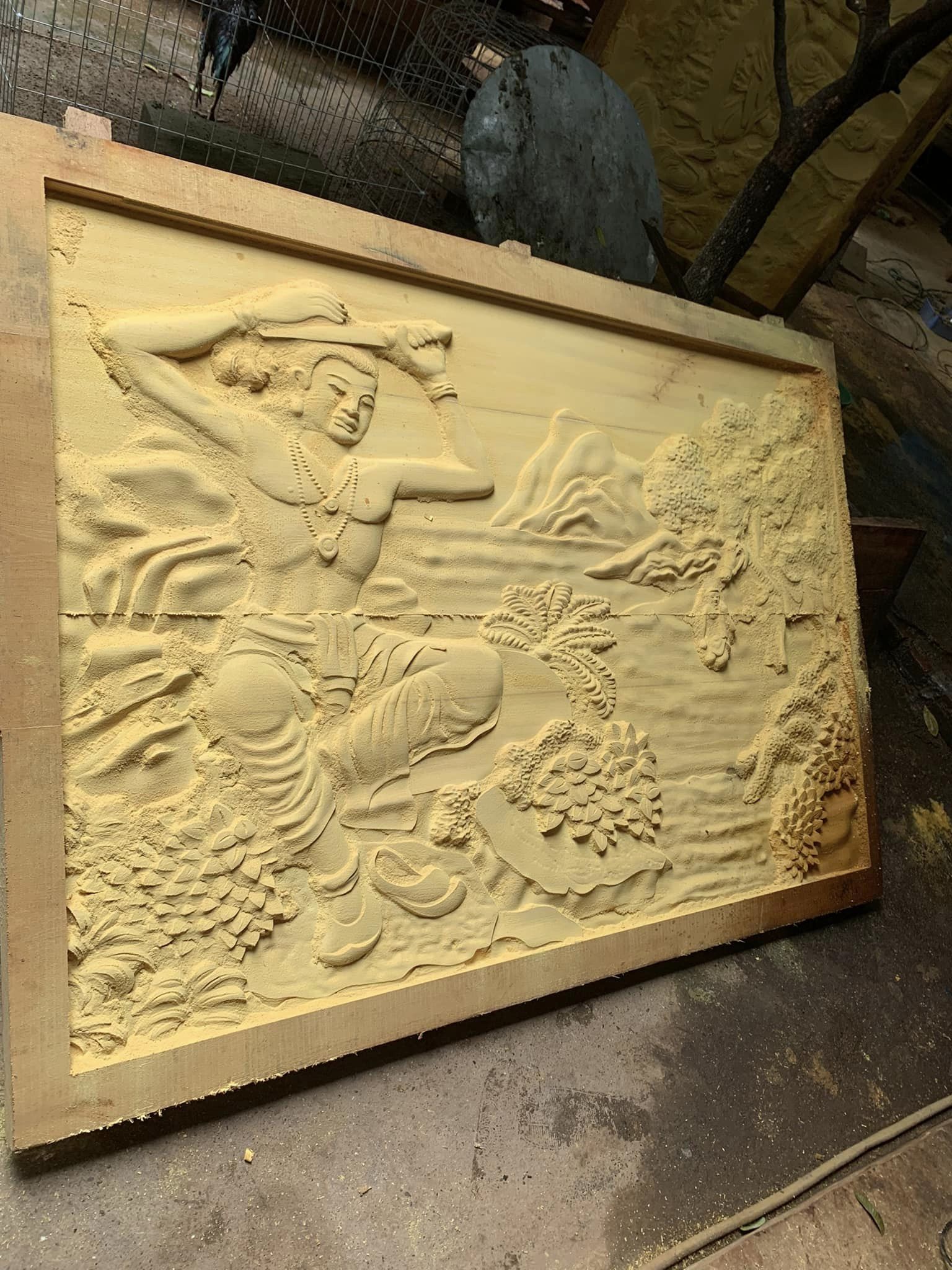 Tranh Thờ yêu cầu của khách T03