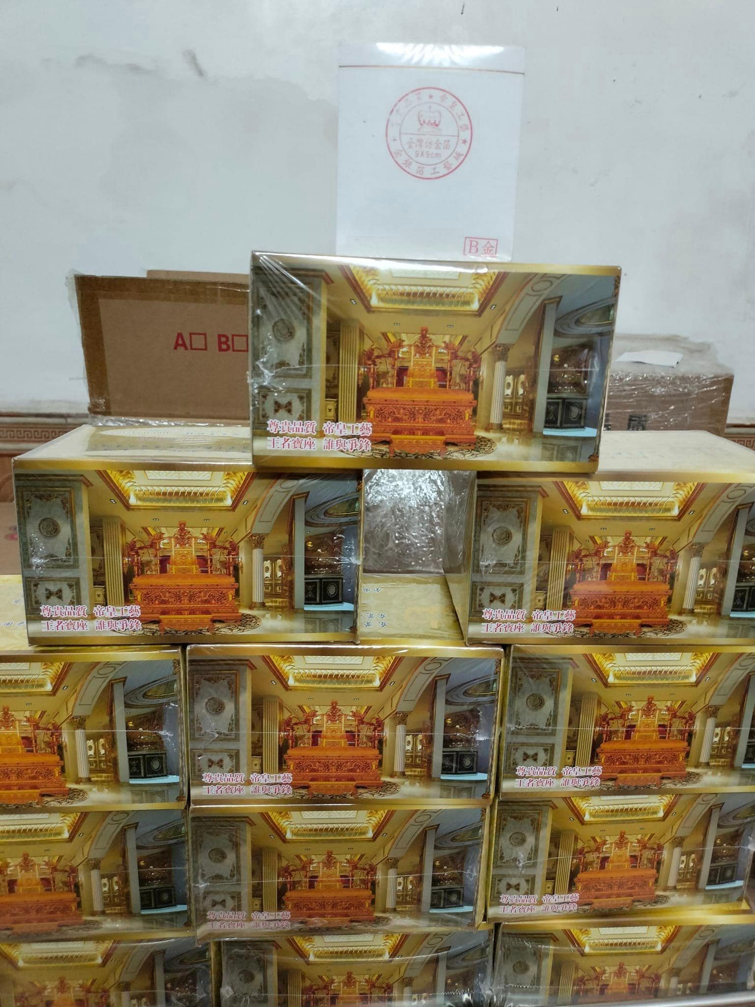 2000 lá vàng đế vương Chaco Gold lá dát vàng phào chỉ trang trí nội thất tượng phật trên chất liệu gỗ thạch cao xi măng