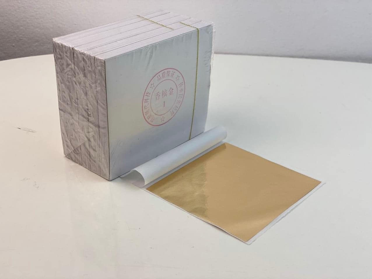 'SÔC" Set 500 lá vàng màu Đài Loan có 6 màu đỏ, xanh lá, xanh ngọc, xanh dương, tím, hồng đào dùng trang trí