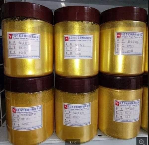 Bột Nhũ Vàng 24k, Đồng...