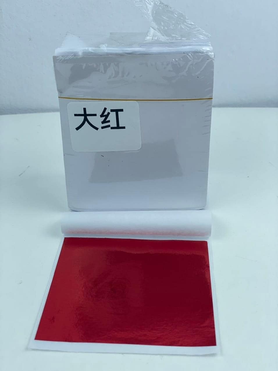 'SÔC" Set 500 lá vàng màu Đài Loan có 6 màu đỏ, xanh lá, xanh ngọc, xanh dương, tím, hồng đào dùng trang trí