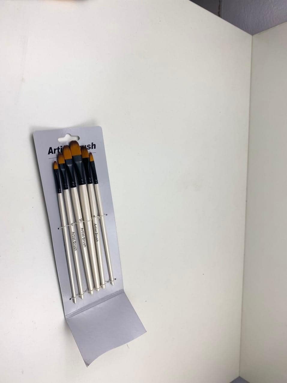 Bộ 6 cọ trắng oval dùng để vẽ tranh