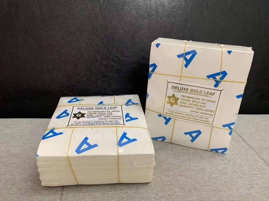 VÀNG NHẬT 14X14CM  XUẤT ÂU, KHÔNG CHÌ