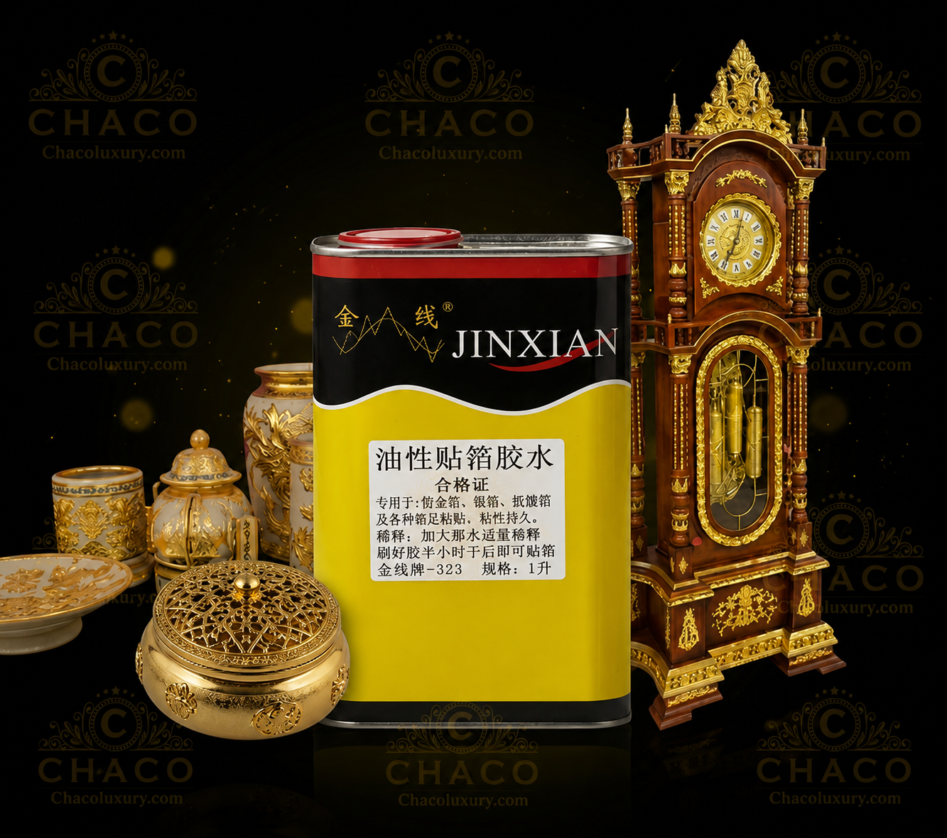 Keo Dán Lá Vàng Jinxian gốc PU 1kg