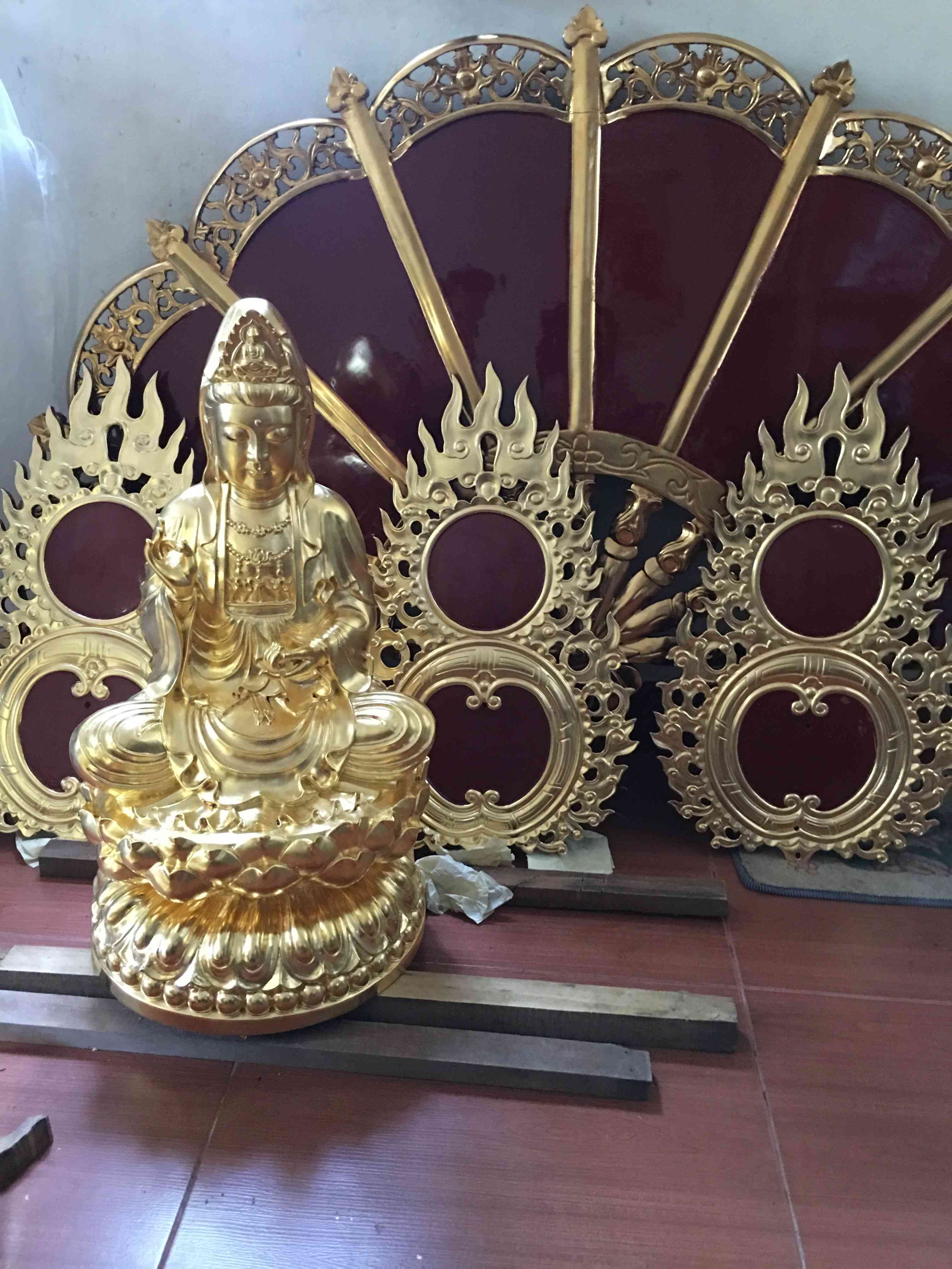 Tượng Phật Dát Vàng 24k TP006