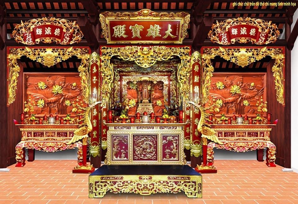 Phòng thờ tổ truyền thống PTTT001