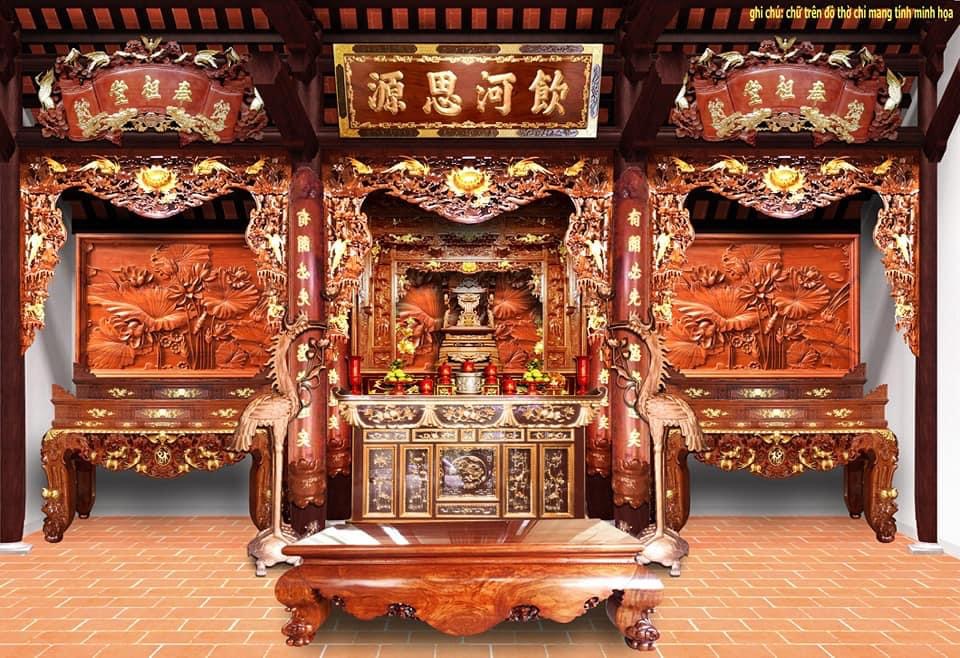 Phòng thờ tổ truyền thống PTTT002