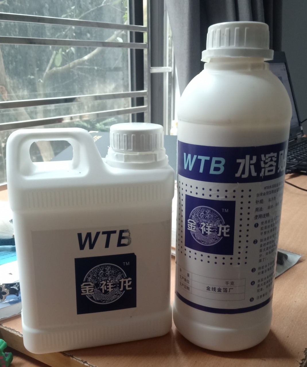 Keo dát vàng gốc nước Chaco Gold keo dán vàng khối lượng 1kg nhanh khô chuyên dụng trang trí đồ thờ tượng phật trái cây