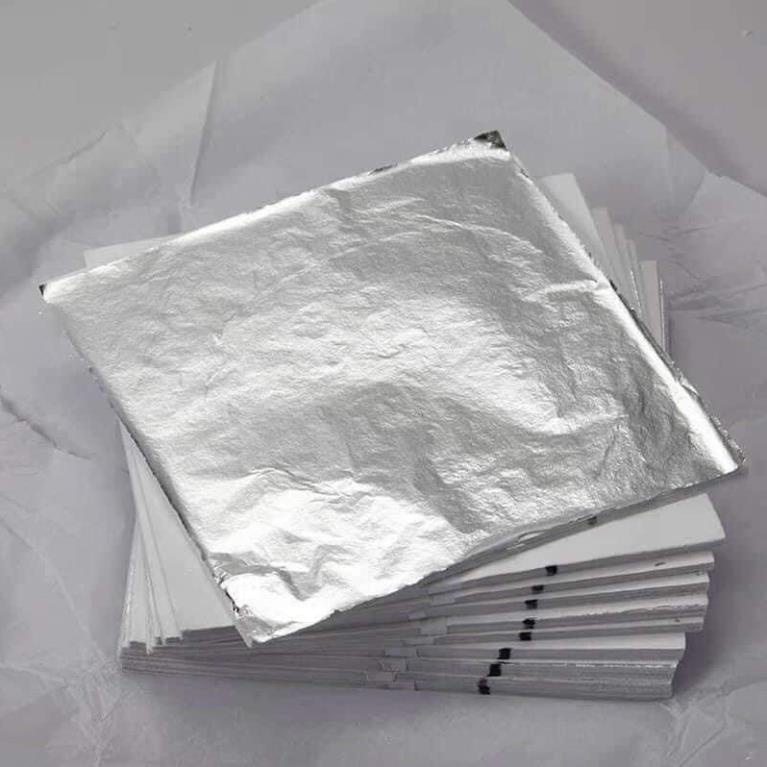 Set 1000 lá bạc Đài Loan chuyên trang trí Phào chỉ, nộii thất, đồ thờ, tranh vẽ