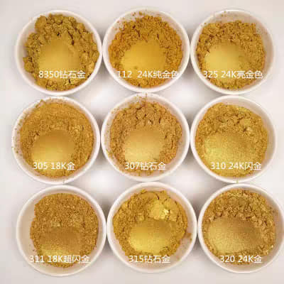 Bột Nhũ Vàng 24k, Đồng...