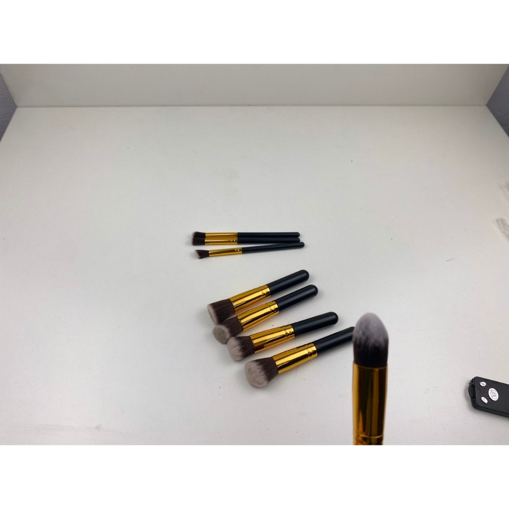 [HOT] Combo bộ 10 cọ trang điểm mạ vàng sang trọng