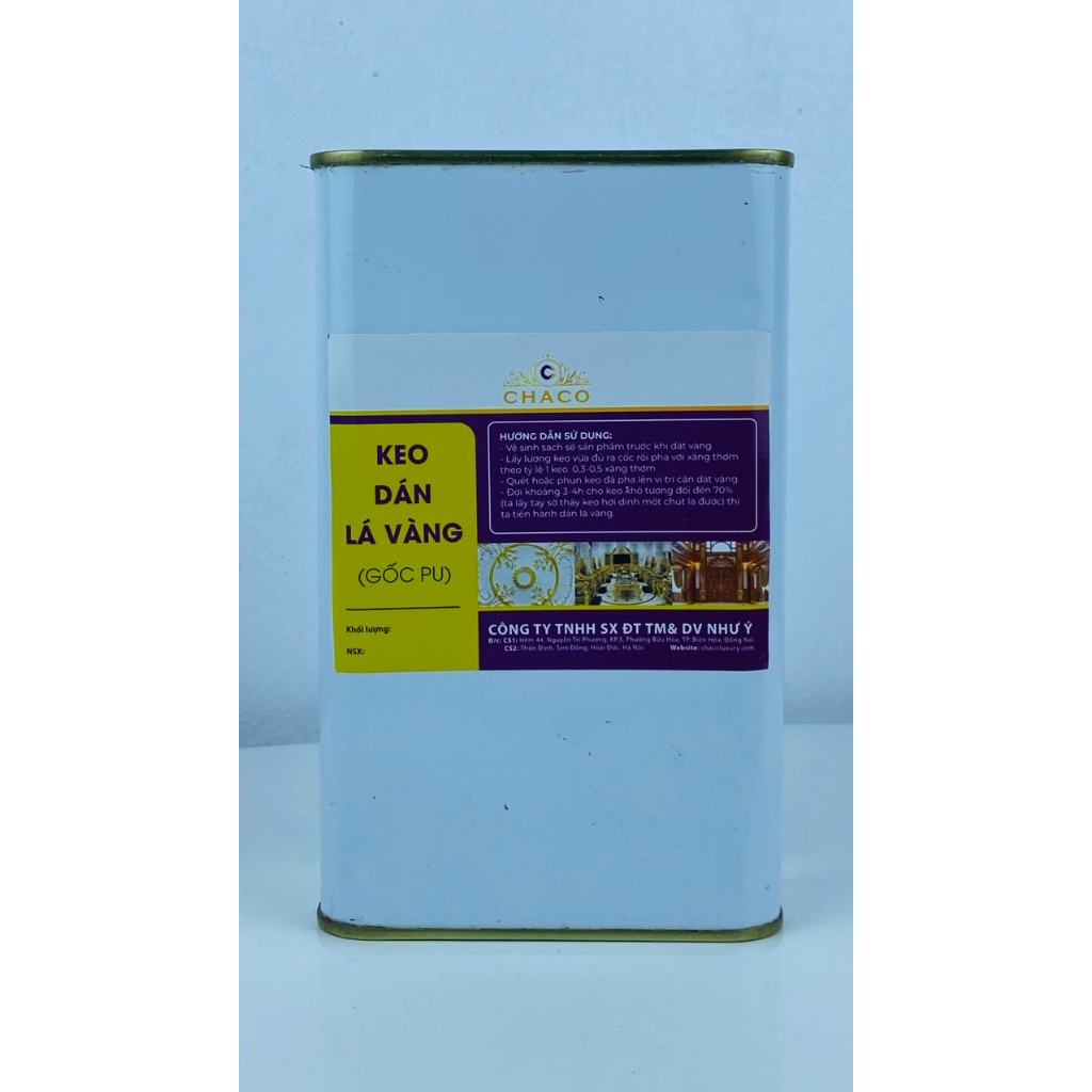 Keo dát vàng Gốc Pu Chữ Nhật Chaco