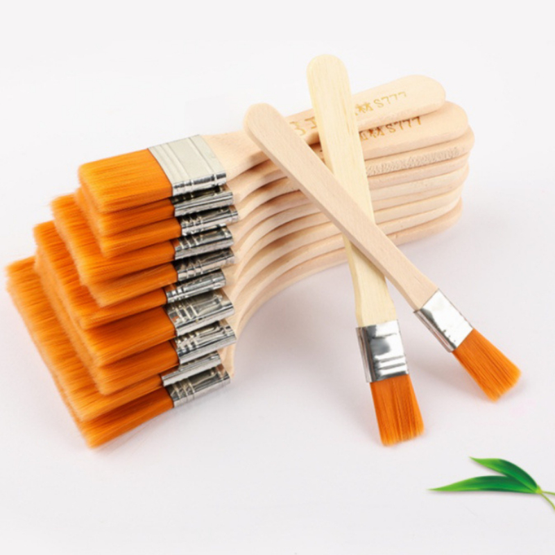 Chổi quét sơn Chaco Gold cọ quét sơn gỗ,sơn tường cọ vẽ bản vuông kích thước to nhỏ sợi lông mềm mại thân gỗ