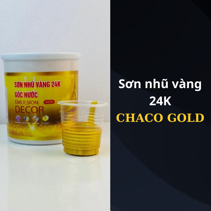 Nhũ Vàng Cao Cấp Chaco (dạng thành phẩm 1kg)