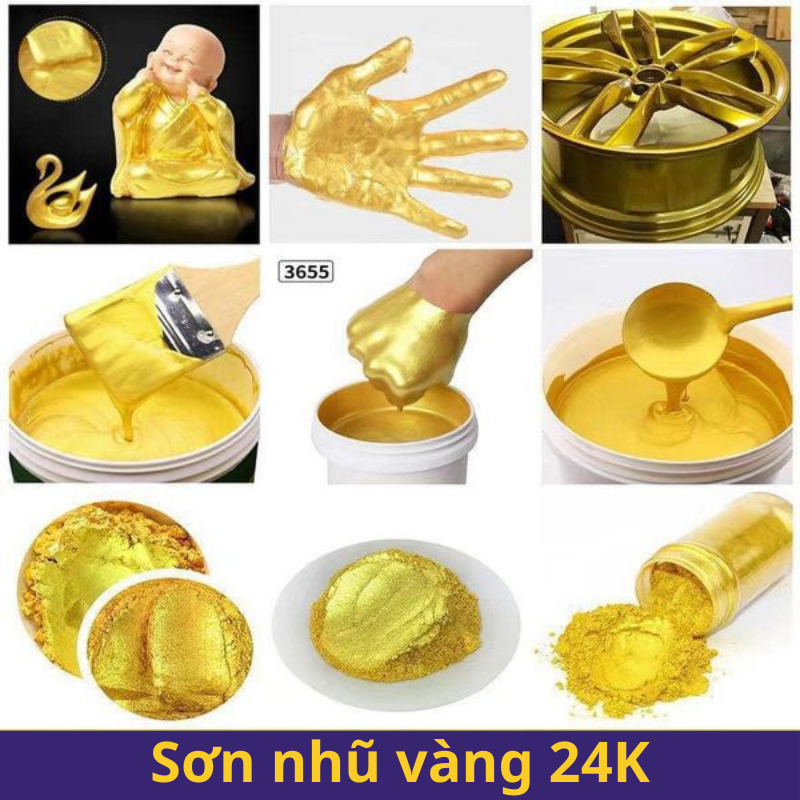 [HỘP 1KG] NHŨ VÀNG 24K GỐC PU - CHACO
