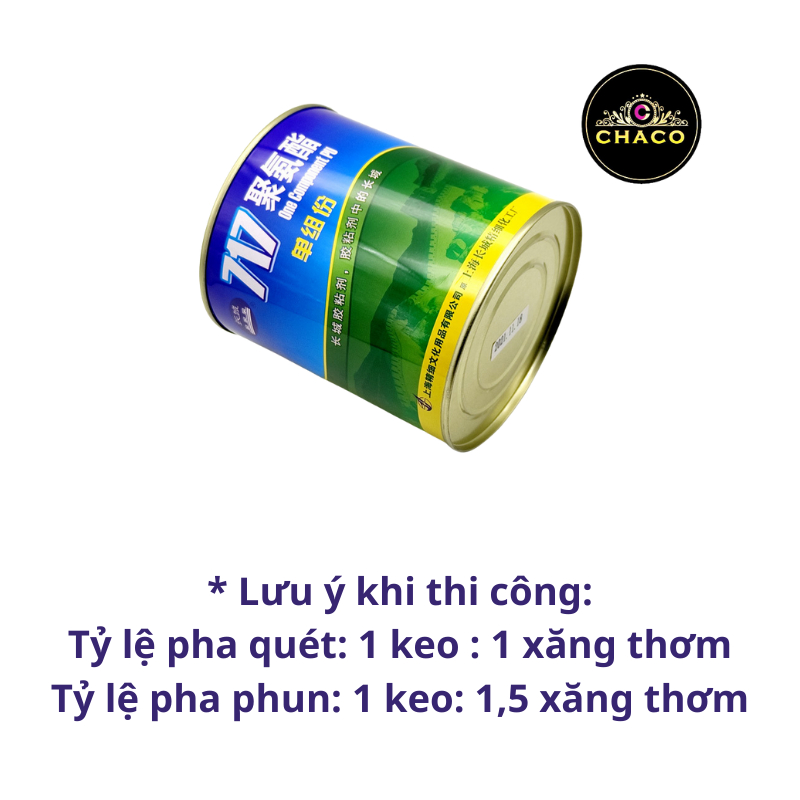 Keo dán vàng 717 Chaco Gold gốc PU chuyên dụng dát vàng tượng phật, dùng để trang trí nội thất