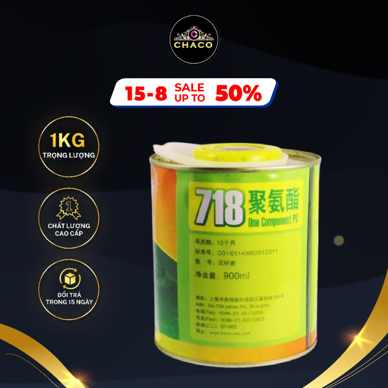 Keo dán vàng 718 Chaco Gold gốc PU chuyên dụng dát vàng tượng phật, dùng để trang trí nội thất