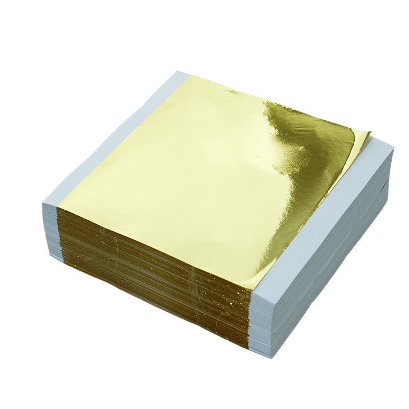1000 lá vàng Rồng khổ 14cm x 14cm chuyên dát vàng tượng phật, trang trí đồ nội thất