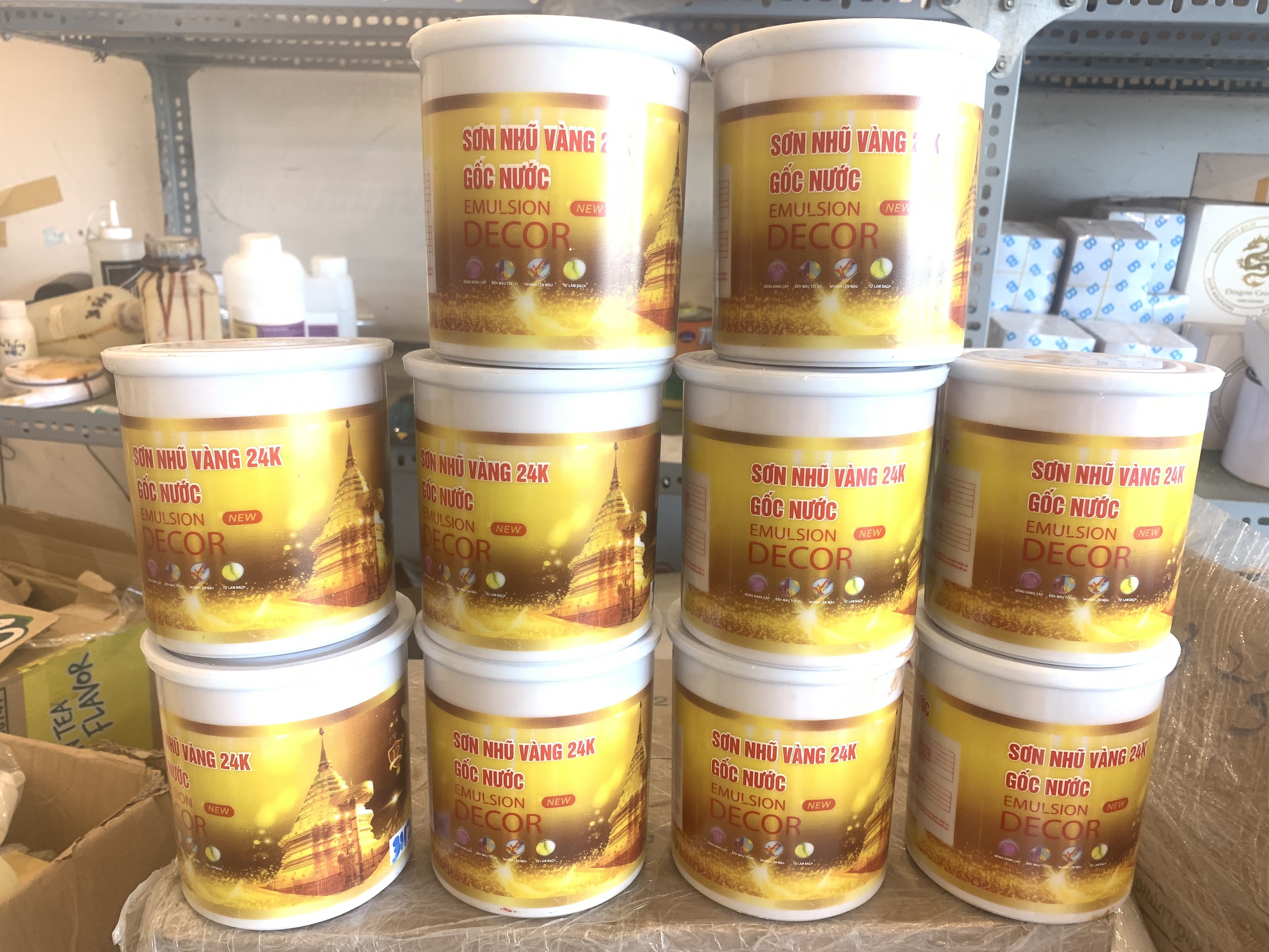 [HỘP 1KG] NHŨ VÀNG 24K GỐC PU - CHACO