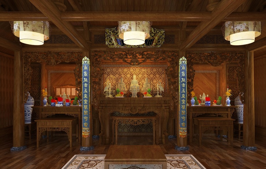 Phòng thờ tổ truyền thống PTTT003