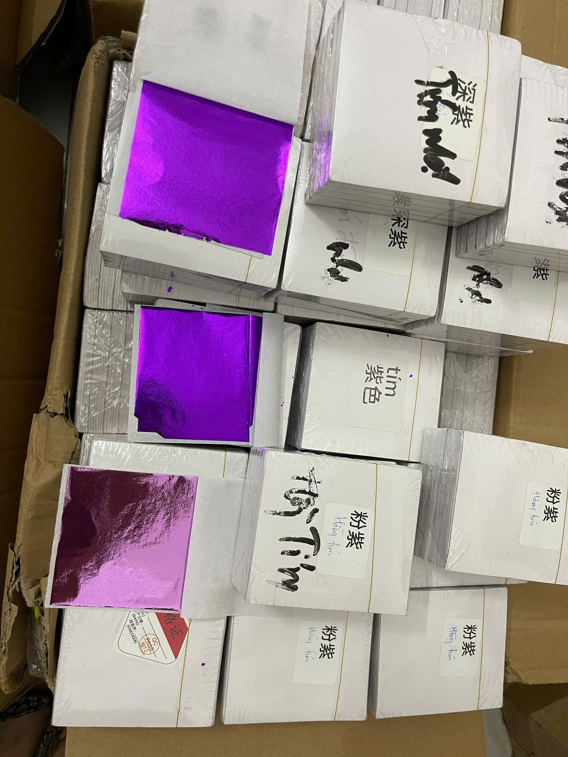 [CHACO] 1000 miếng vàng đa sắc trang trí nghệ thuật