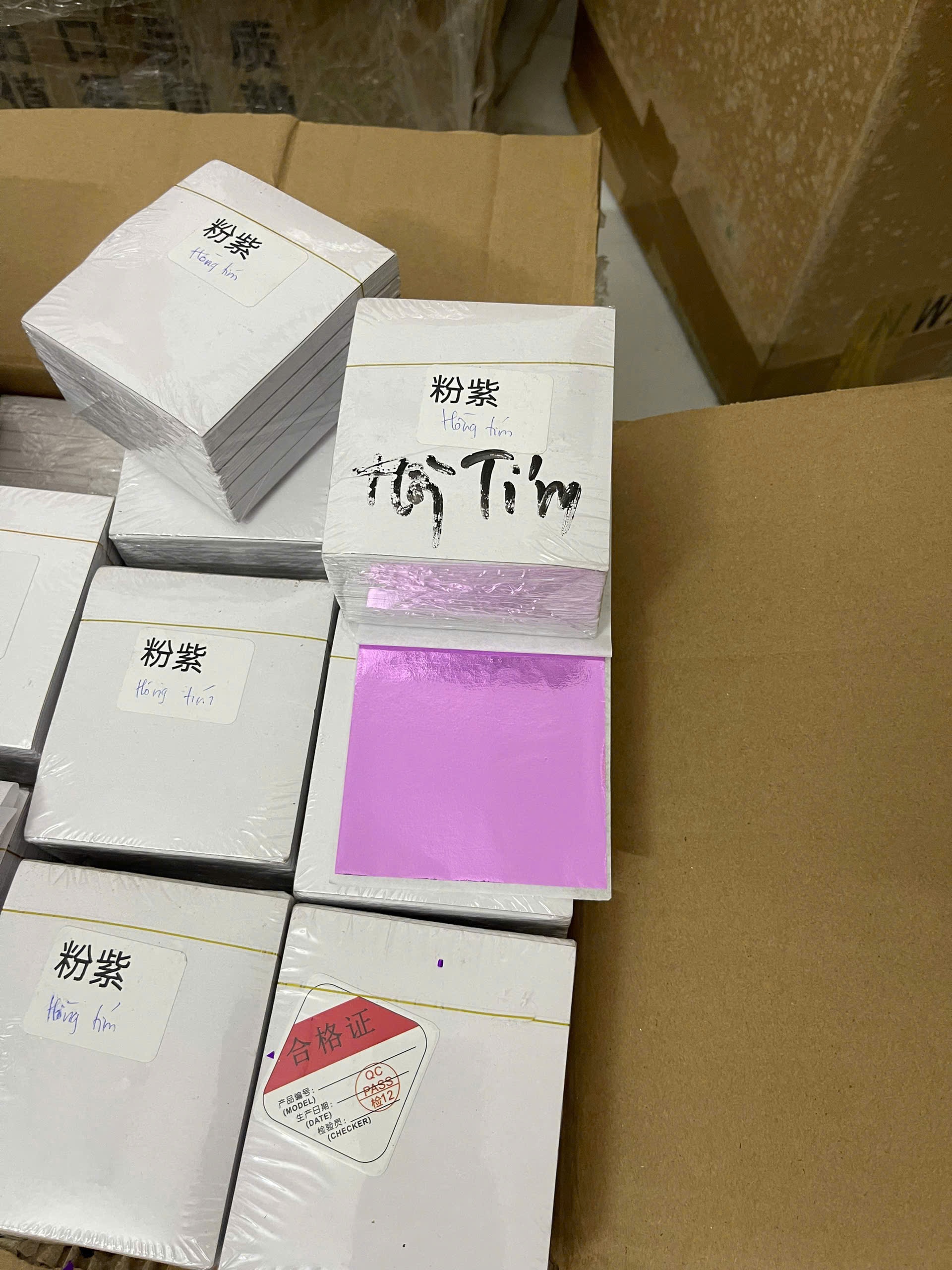 [CHACO] 1000 miếng vàng đa sắc trang trí nghệ thuật