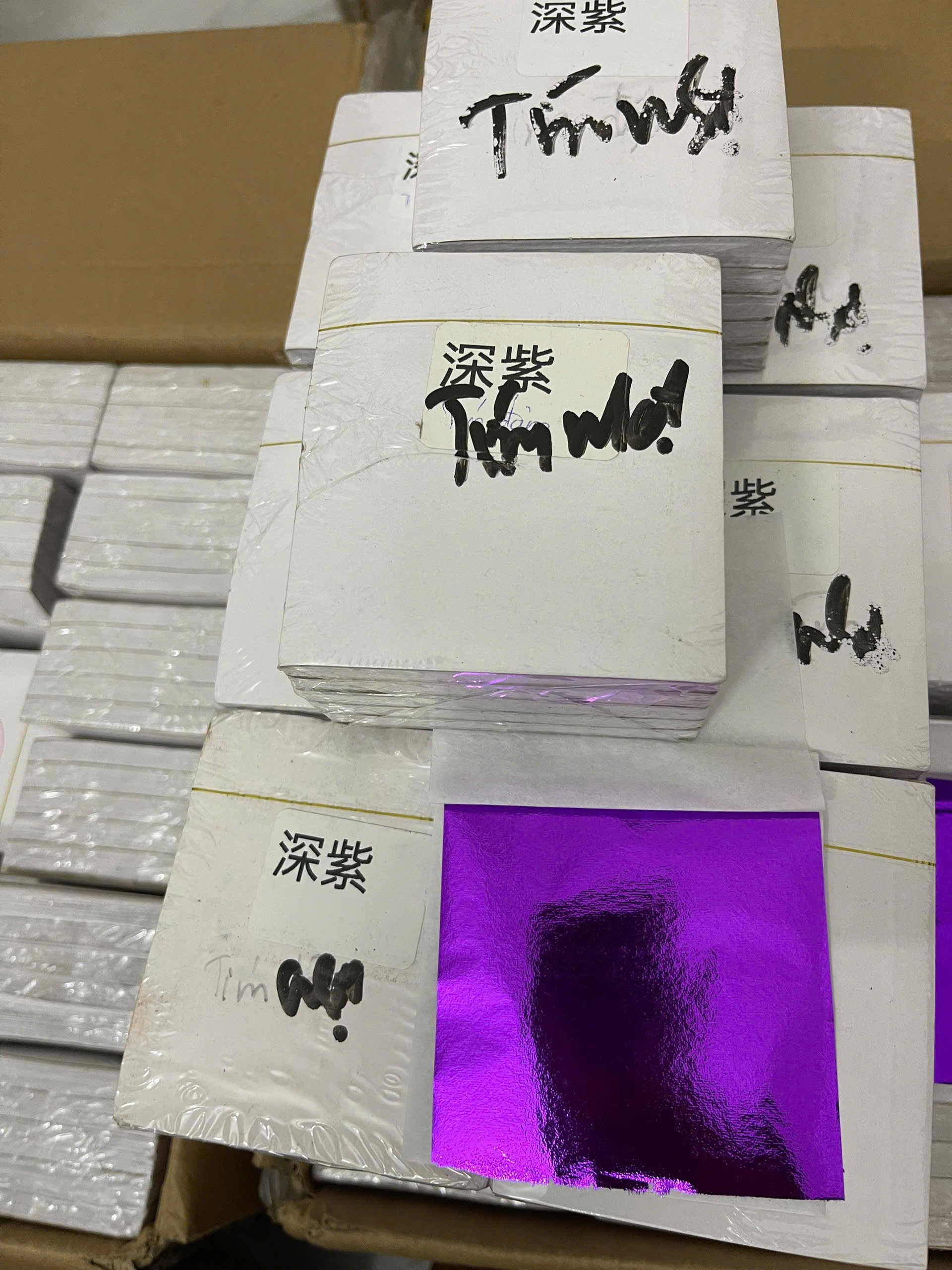 [CHACO] 1000 miếng vàng đa sắc trang trí nghệ thuật