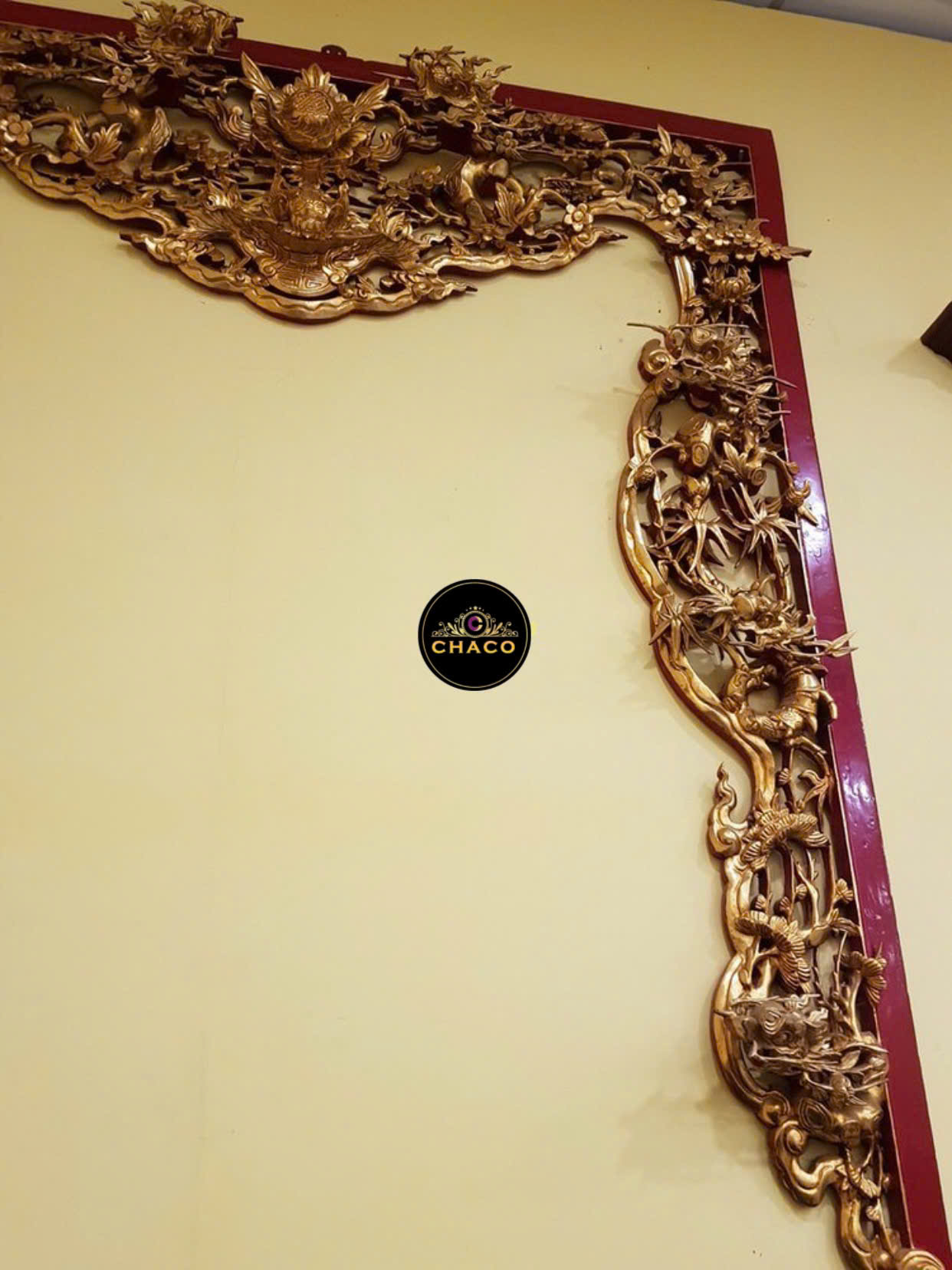 Cửa võng sơn son-HP01