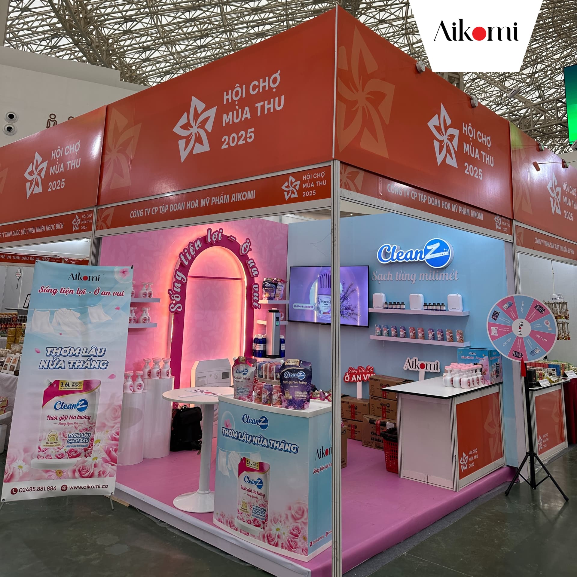 GIAN HÀNG AIKOMI ĐÃ SẴN SÀNG TẠI HỘI CHỢ MÙA THU 2025