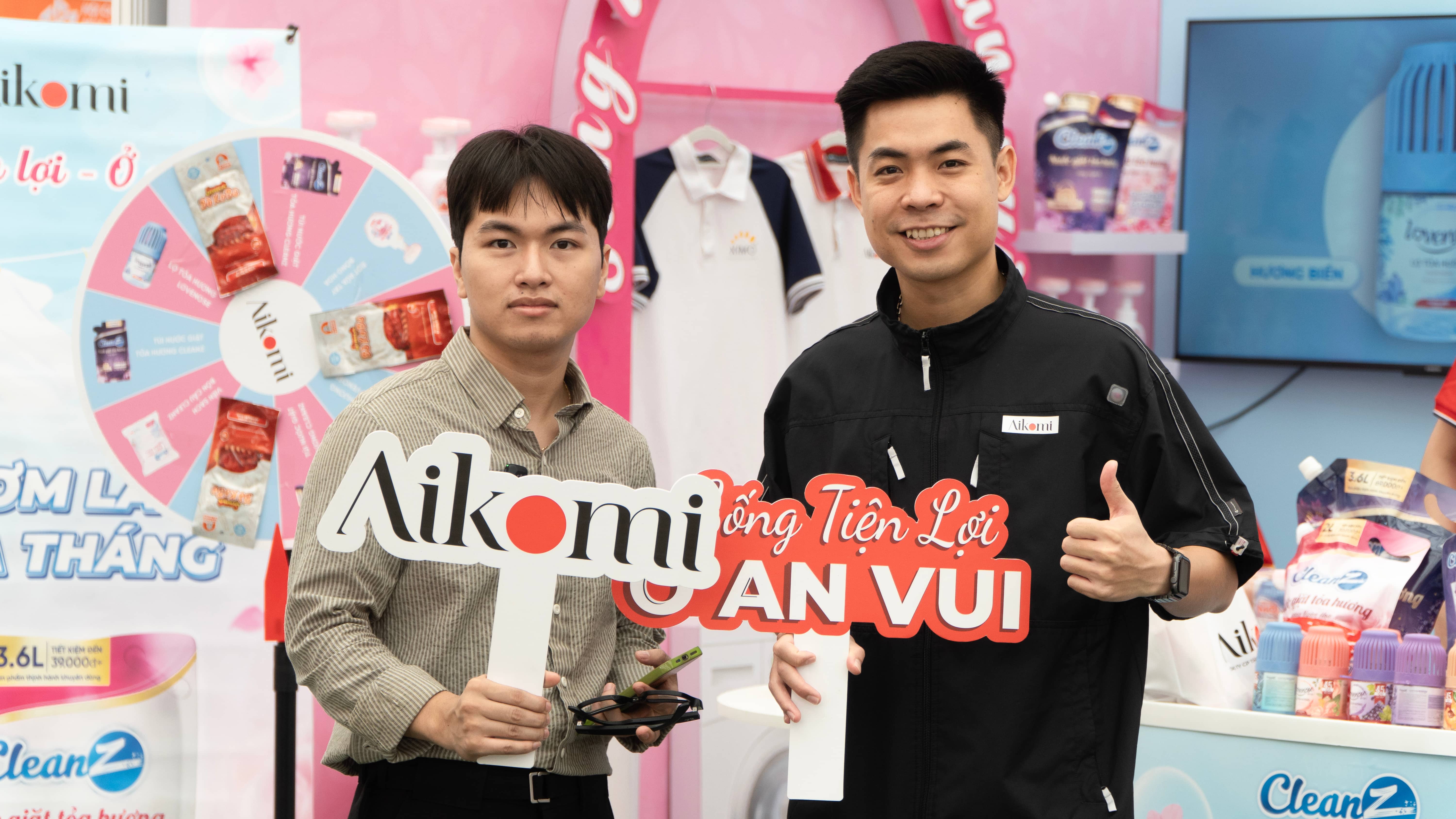 GIAN HÀNG AIKOMI TRỞ THÀNH ĐIỂM HẸN CỦA CÁC KOC VÀ NGƯỜI TIÊU DÙNG TẠI HỘI CHỢ MÙA THU 2025