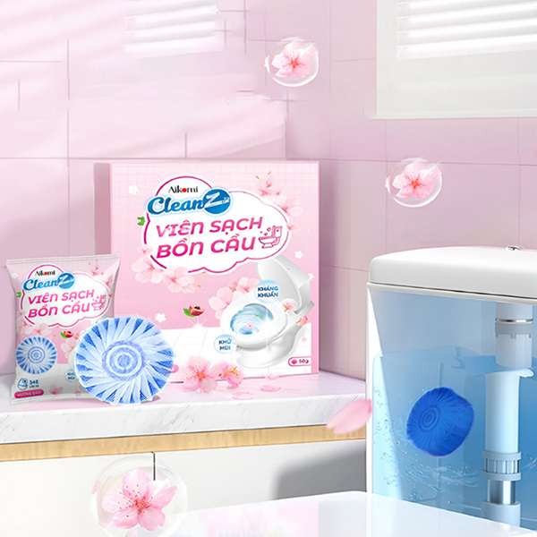 Viên sạch bồn cầu CleanZ bứt phá mạnh mẽ trên Tiktok tháng 2/2024