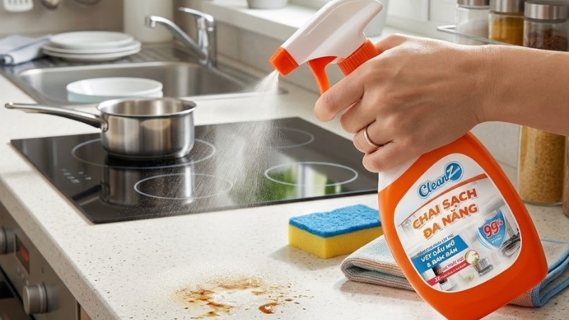 Giải pháp làm sạch đa bề mặt tiện lợi, tiết kiệm với chai sạch