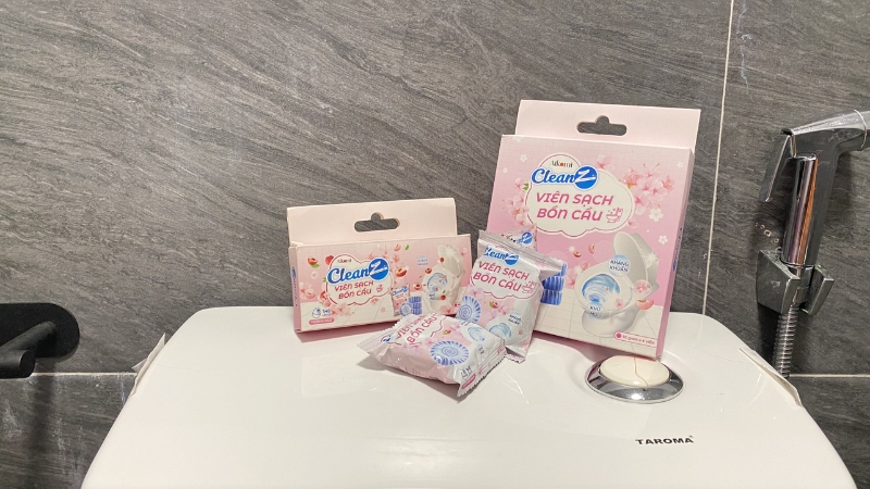 Viên sạch bồn cầu làm sạch tự động, khử mùi hiệu quả mỗi ngày