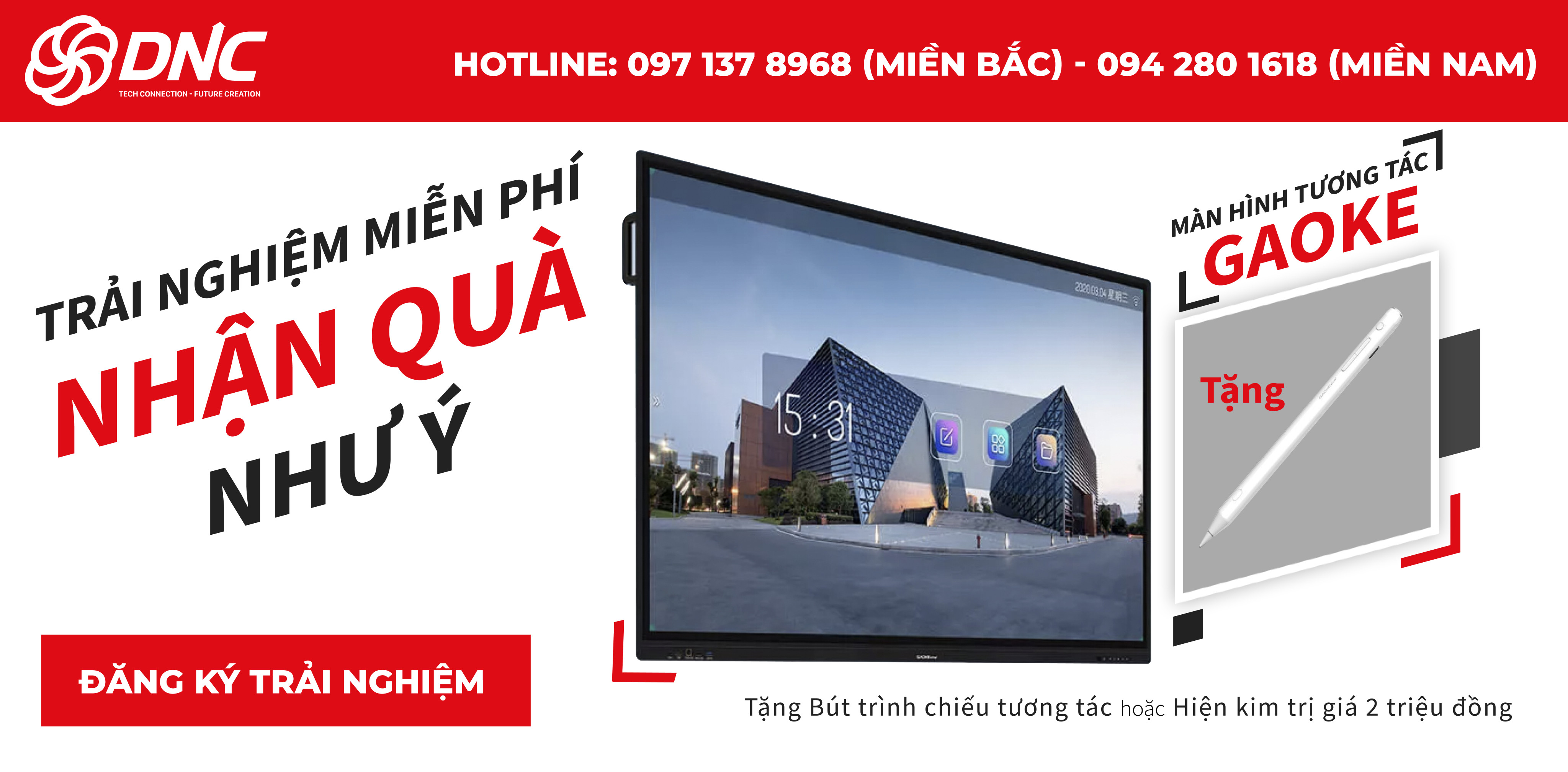 TRẢI NGHIỆM MIỄN PHÍ - NHẬN QUÀ NHƯ Ý