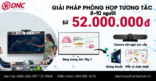 Giảm cực mạnh!!! THIẾT BỊ THÔNG MINH CHO PHÒNG HỌP 4.0 - CHỈ VỚI 52 TRIỆU