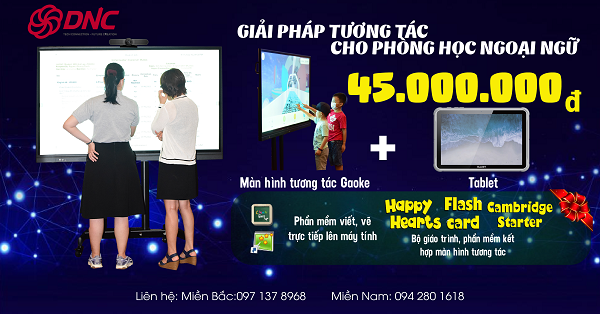 Full Bộ Giải Pháp Phòng Học 4.0 Cho Trung Tâm Tiếng Anh - Chỉ 45 Triệu