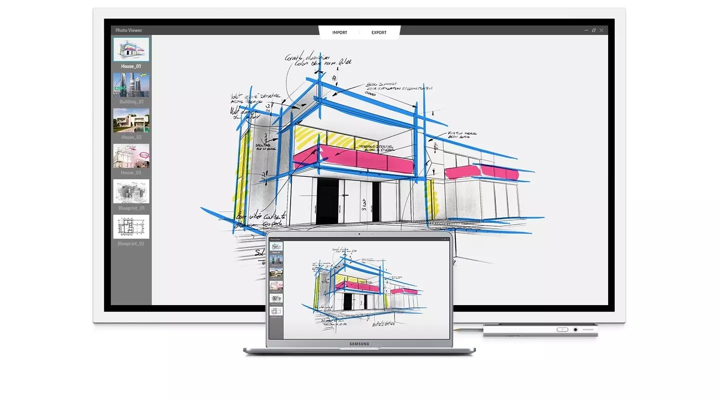 So sánh màn hình tương tác Samsung và màn hình tương tác Prospace