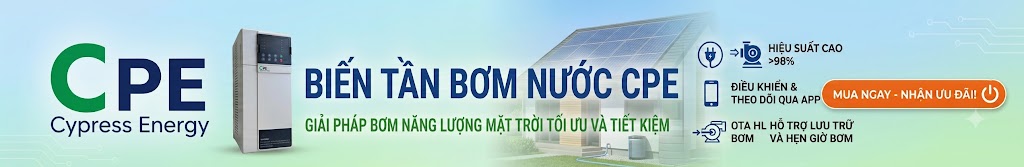 Biến tần bơm Năng lượng mặt trời