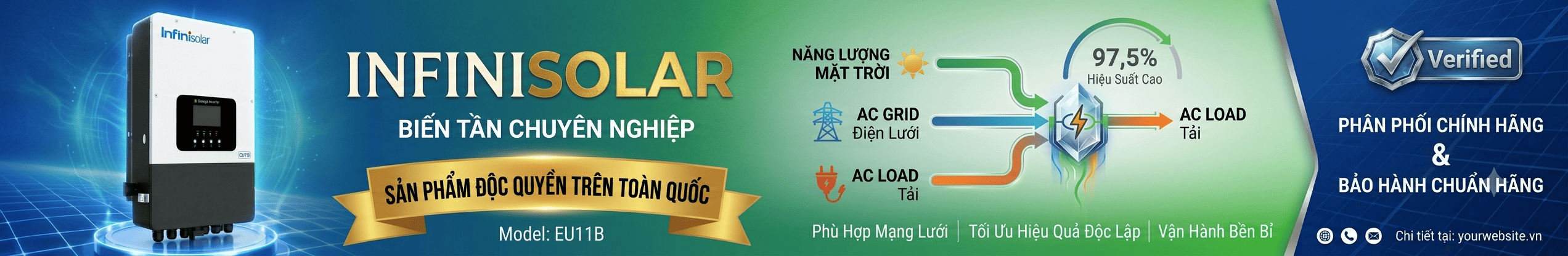 Biến tần Năng lượng mặt trời Infinisolar