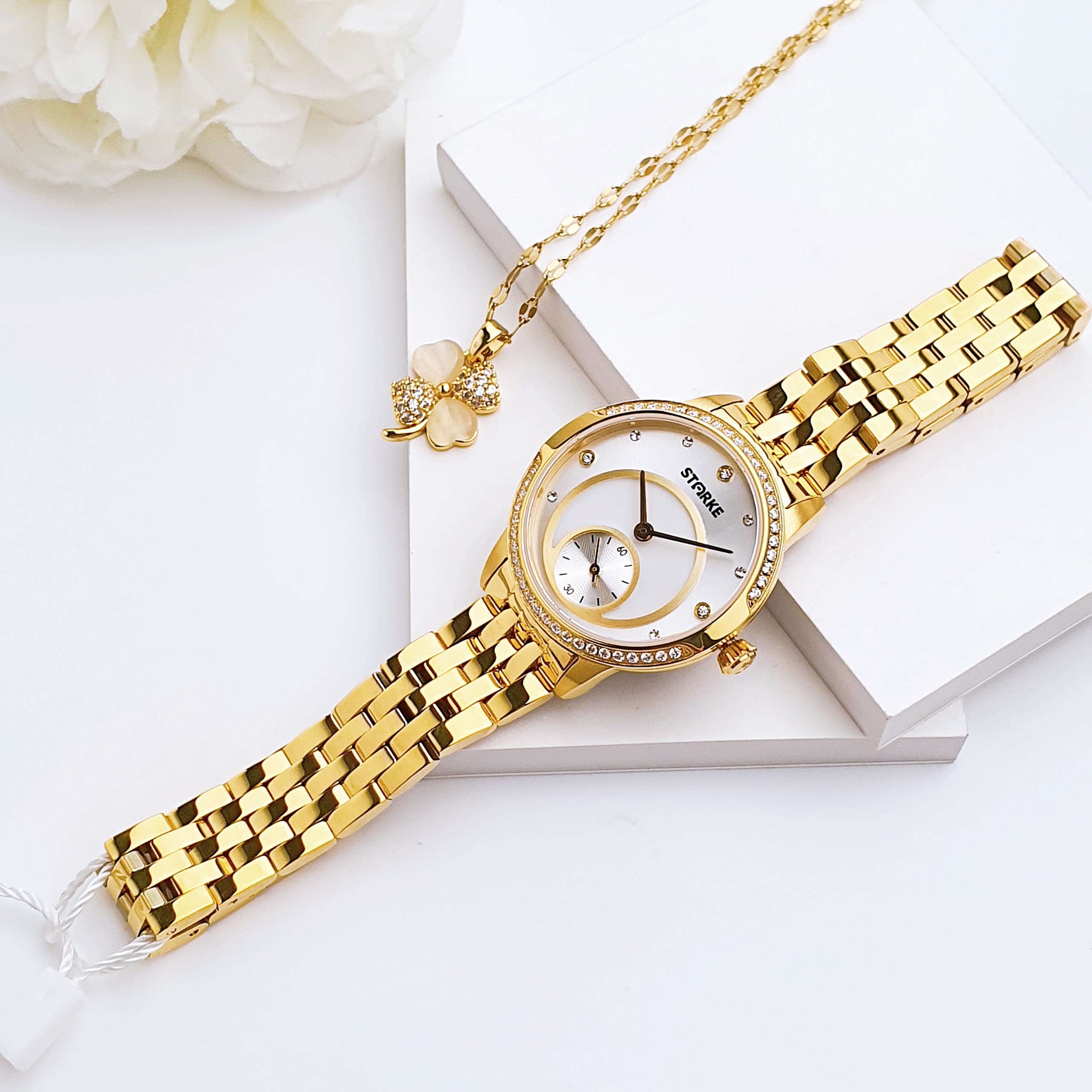 Starke SK103AL _ Mặt trắng vỏ gold